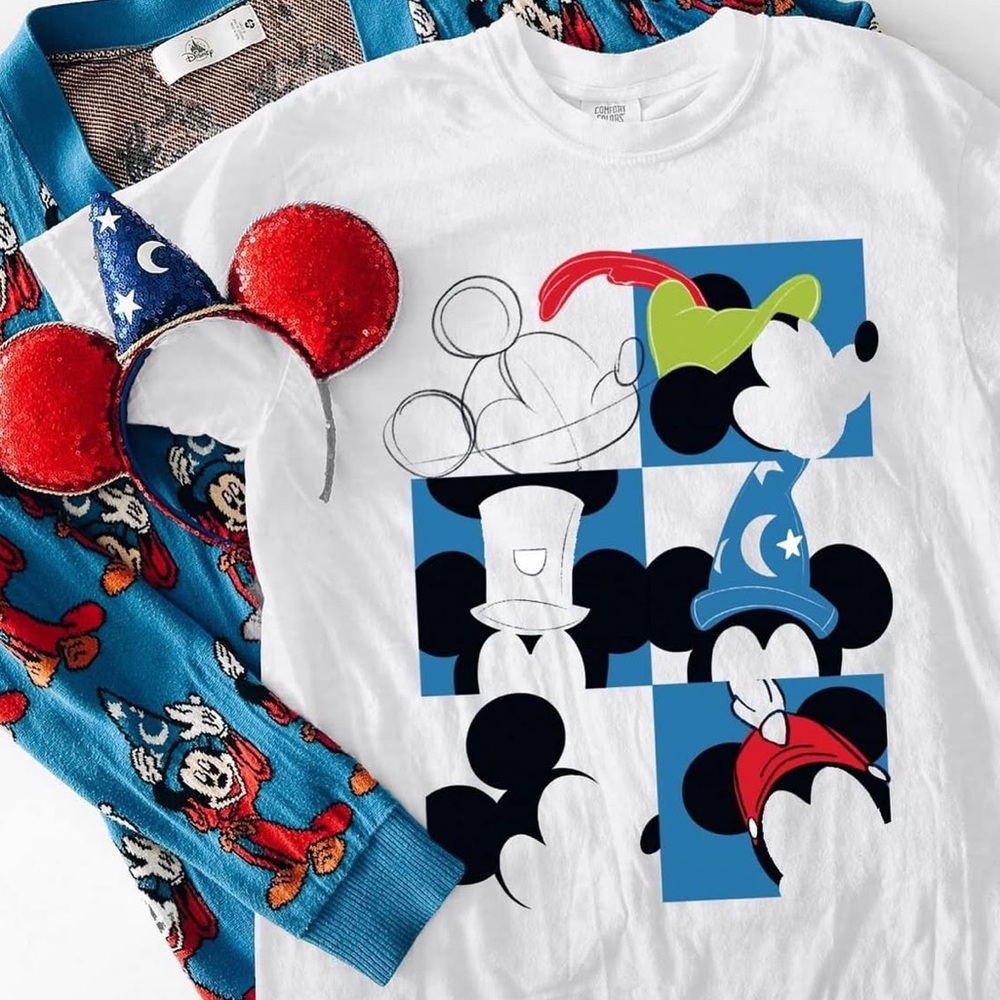 Disney Mickey Mouse Inspired Short Sleeve Crewneck Shirt